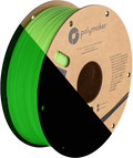 Spool of PLA luminous green filament, Polymaker, 1.75 mm