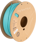 Spool of PLA+ satin turquoise filament, Polymaker, 1.75 mm