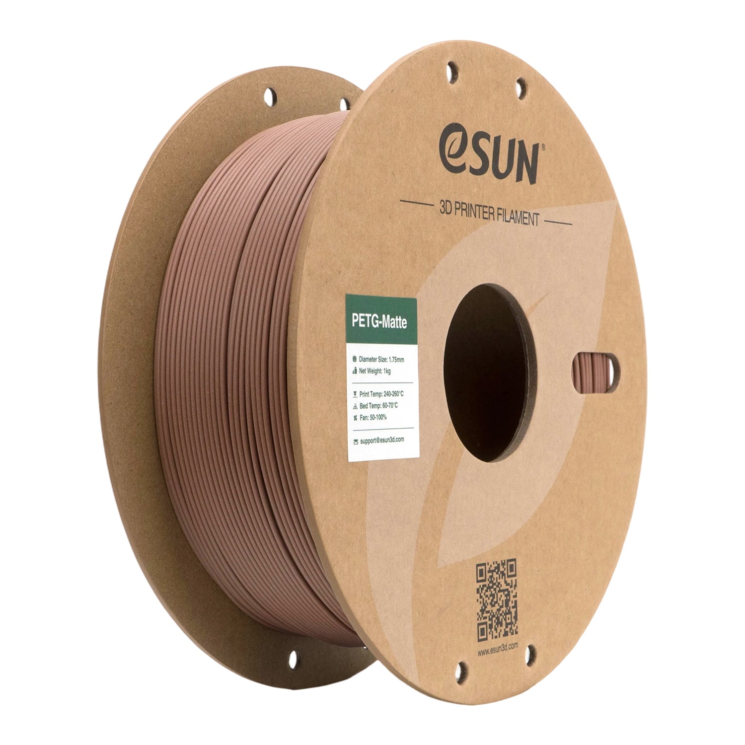 Filament PETG teracotă mat | eSUN