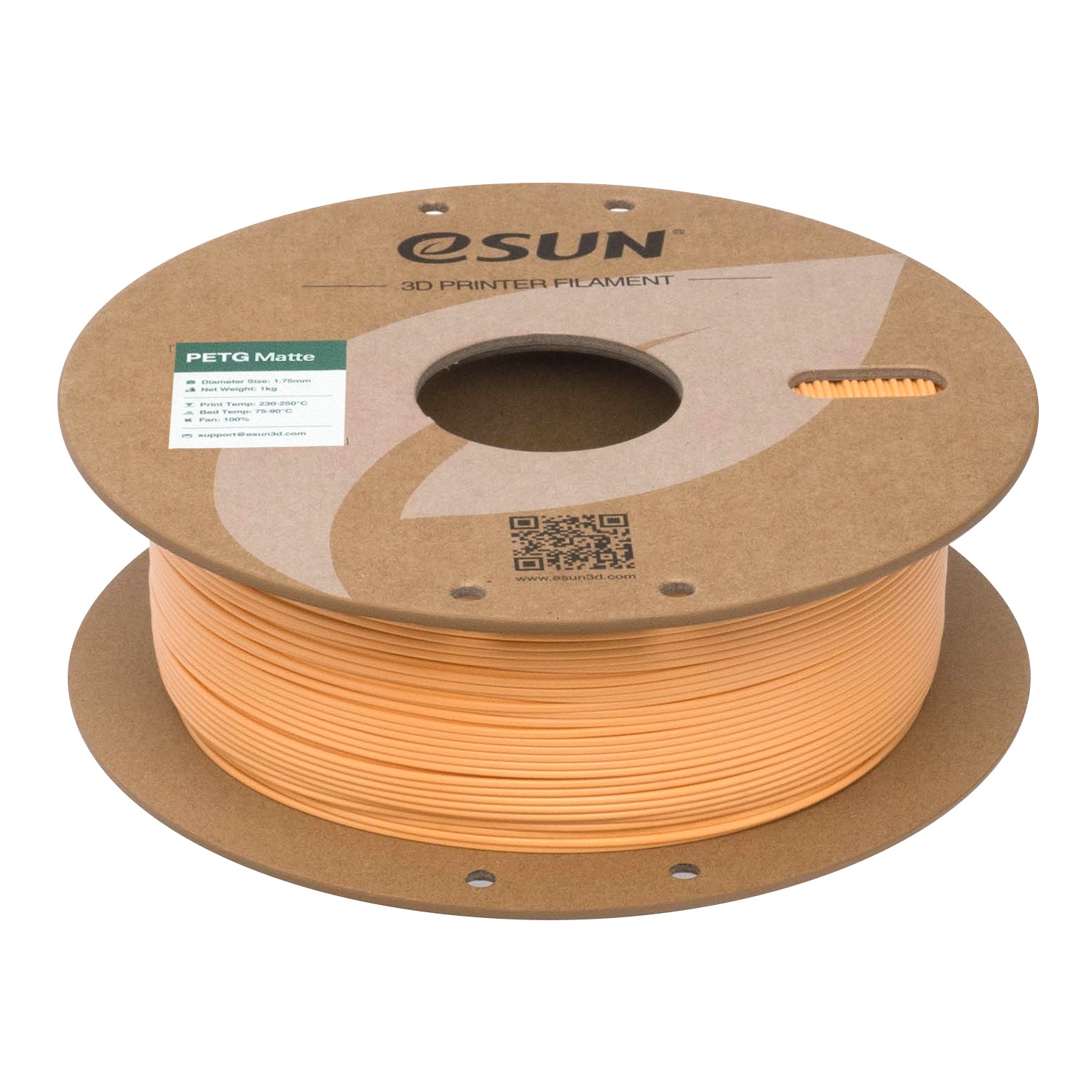 Filament PETG caisă mat | eSUN