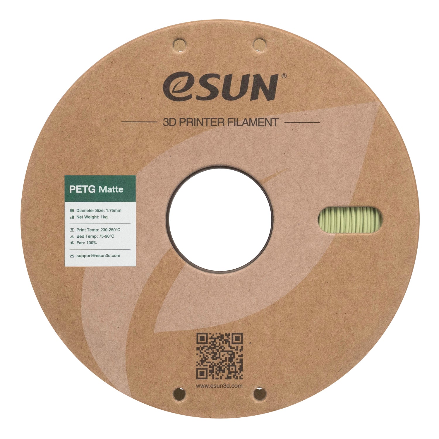 Filament PETG matte matcha green | eSUN
