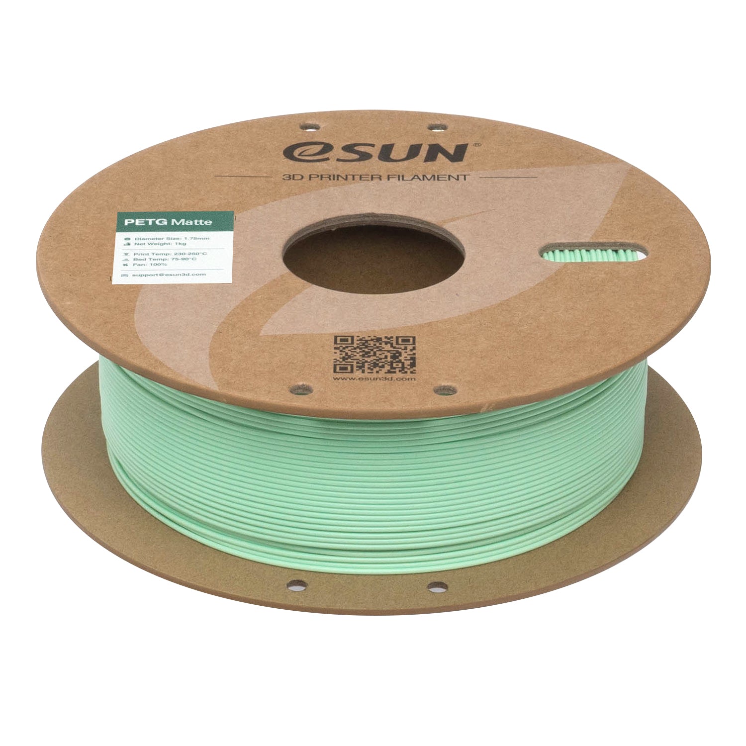 Filament PETG verde mentă mat | eSUN