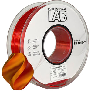 Filament Silk PLA Dual Color roșu auriu | Prof. Lab