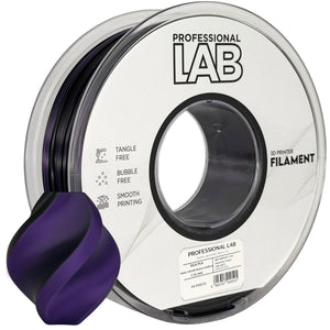 Filament Silk PLA Dual Color negru violet | Prof. Lab