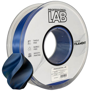 Filament Silk PLA Dual Color negru albastru | Prof. Lab