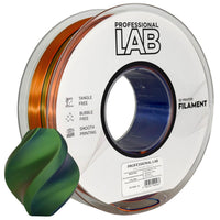 Filament Silk PLA Tri Color portocaliu albastru verde | Prof. Lab