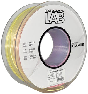 Filament Silk PLA curcubeu deschis | Prof. Lab