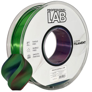 Filament Silk PLA Tri Color roșu albastru verde | Prof. Lab