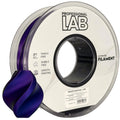 Spool of Silk PLA Tri Color blue purple black filament, Prof. Lab, 1.75 mm