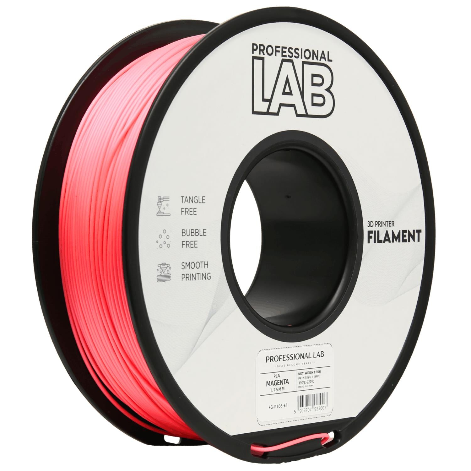 Rolă de filament PLA magenta, Prof. Lab, 1,75 mm