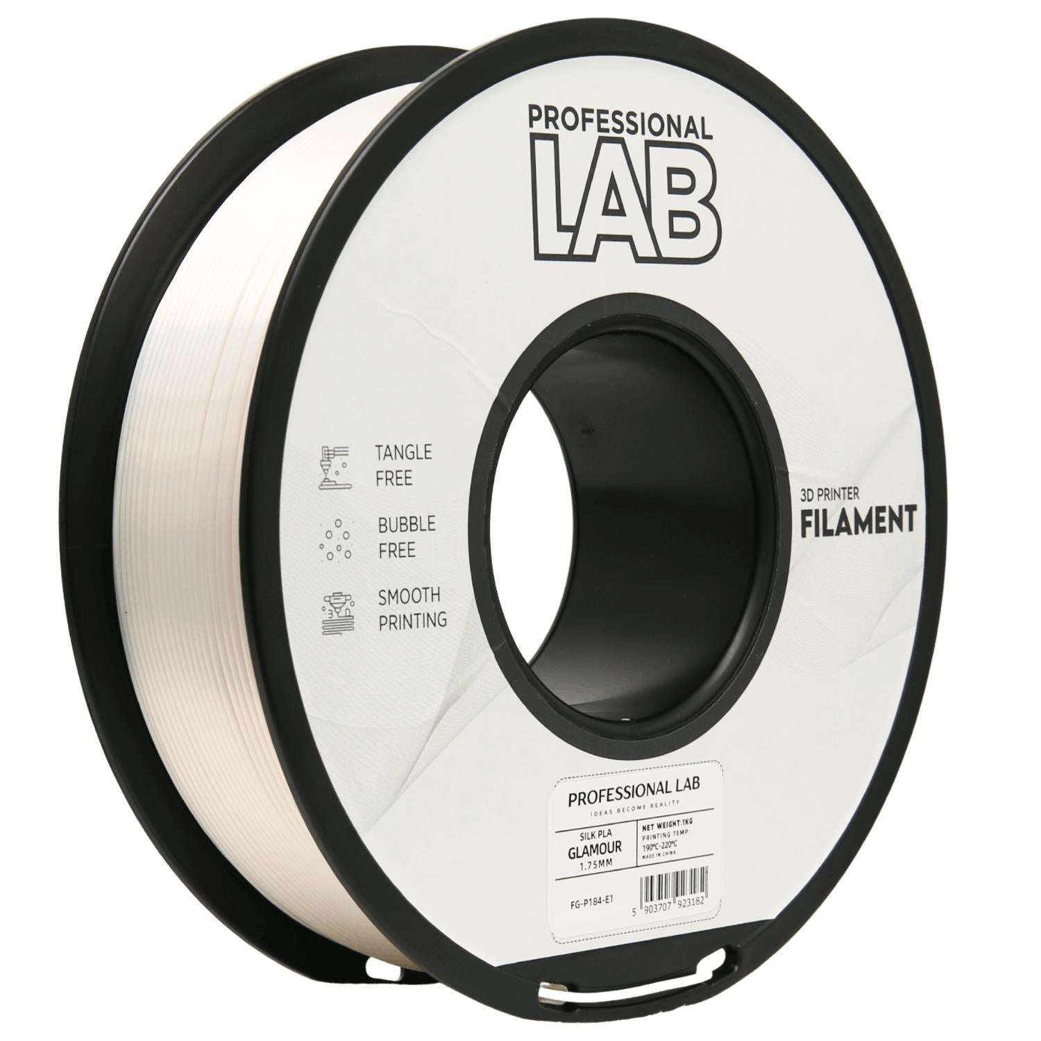 Rolă de filament Silk PLA sclipitor, Prof. Lab, 1,75 mm