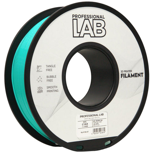 Spool of PETG azure filament, Prof. Lab, 1.75 mm