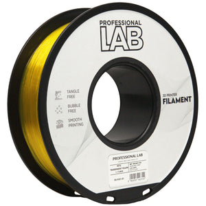Filament PETG galben transparent | Prof. Lab