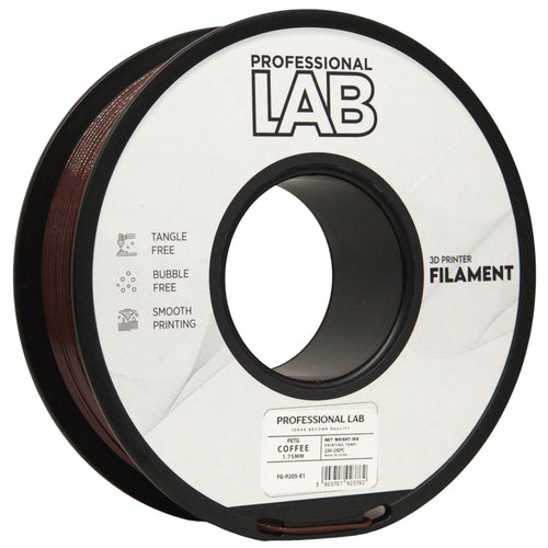 Spool of PETG coffee filament, Prof. Lab, 1.75 mm