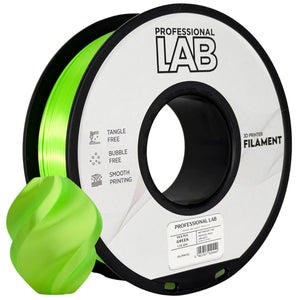 Filament Silk PLA verde | Prof. Lab