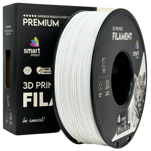 Spool of ASA white filament, Smart Print, 1.75 mm