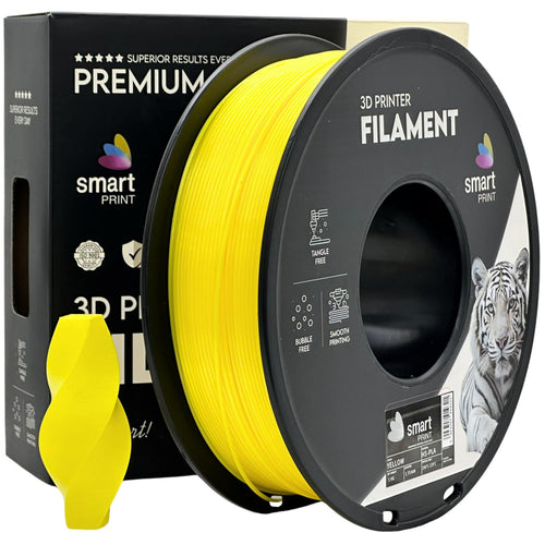Rolă de filament HS-PLA galben, Smart Print, 1,75 mm