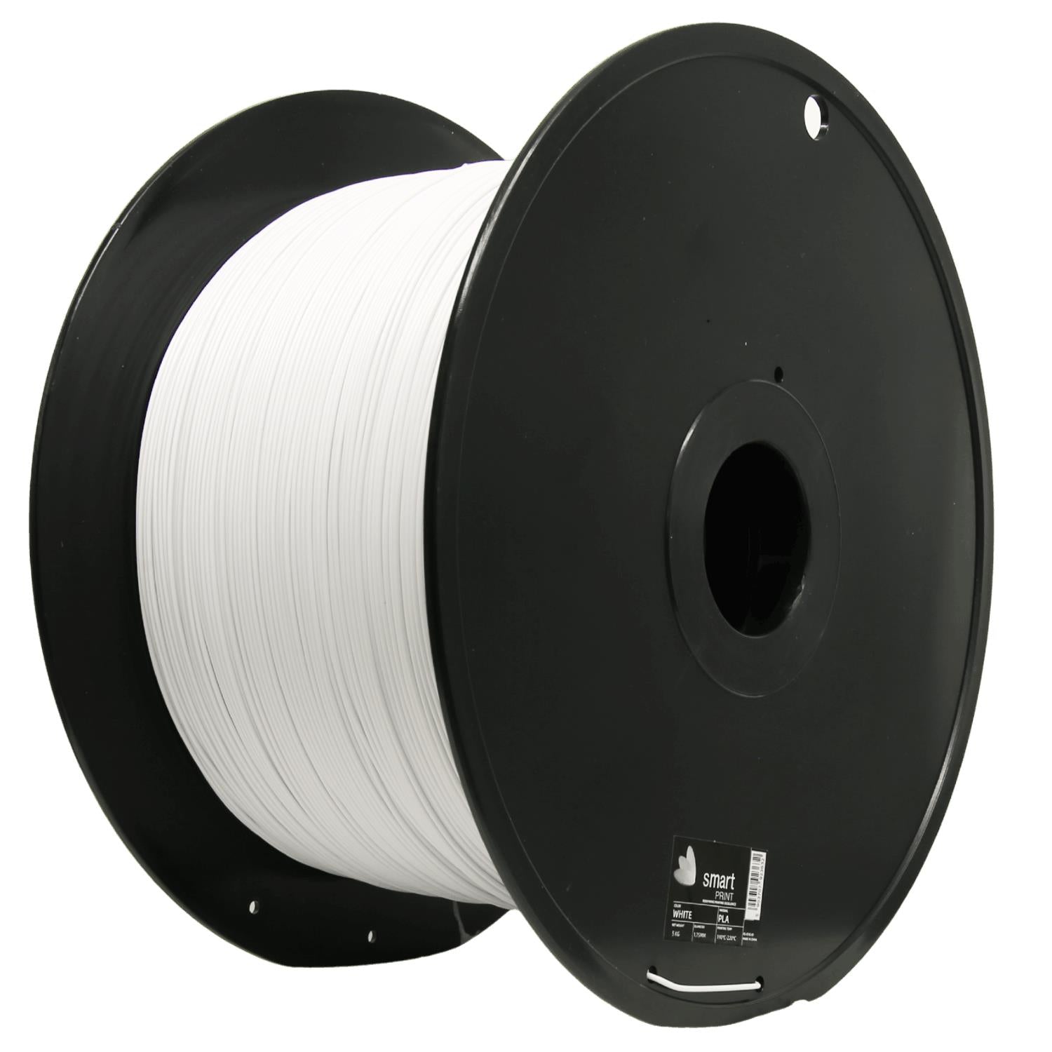 Spool of PETG white 5 kg filament, Smart Print, 1.75 mm