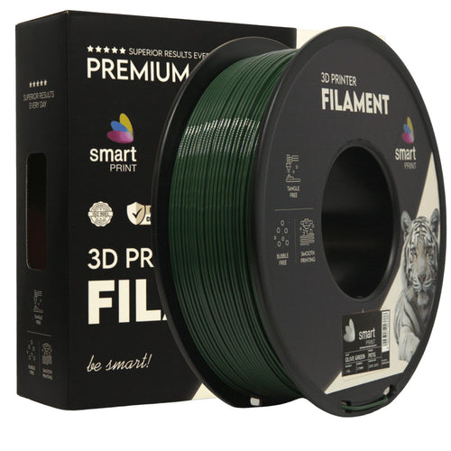 Rolă de filament PETG verde oliv, Smart Print, 1,75 mm