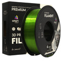 Rolă de filament PETG verde transparent, Smart Print, 1,75 mm