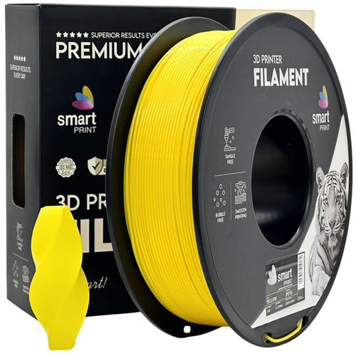 Rolă de filament PETG galben, Smart Print, 1,75 mm