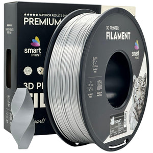 Filament Silk PLA argintiu | Smart Print